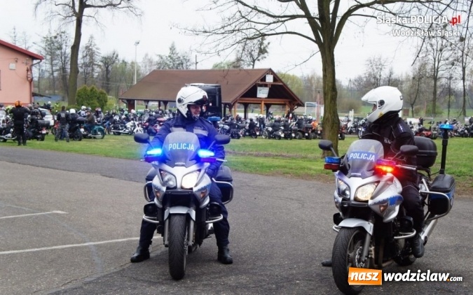 Zdjęcie w galerii na portalu naszwodzislaw.com: Rozpoczęcie sezonu motocyklowego z udziałem wodzisławskich policjantów wiadomości z regionu
