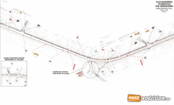 Zdjęcie w galerii na portalu naszwodzislaw.com: Zaraz po Wielkanocy rusza przebudowa ul. Raciborskiej w Gorzycach wiadomości z regionu