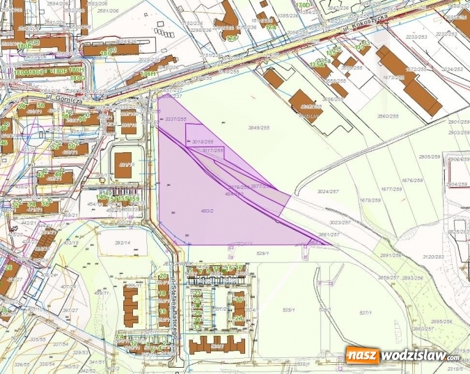 Zdjęcie w galerii na portalu naszwodzislaw.com: Niezabudowana działka przy ul. Batorego na sprzedaż wiadomości z regionu