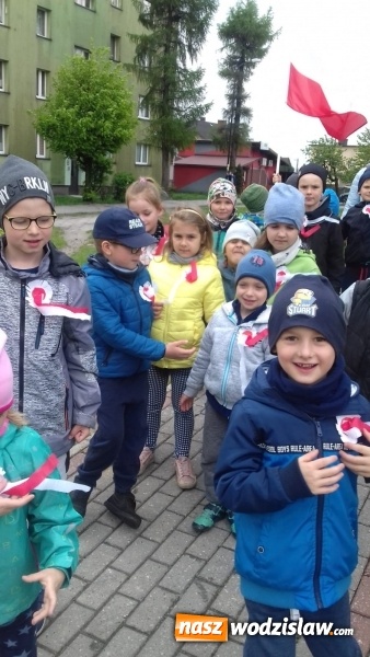 Zdjęcie w galerii na portalu naszwodzislaw.com: Dzieci z Przedszkola im. Misia Uszatka na Biegu Konstytucji 3 maja wiadomości z regionu