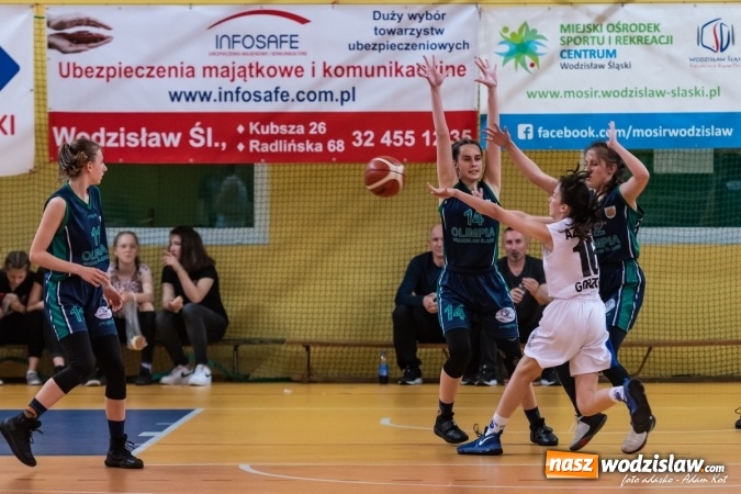 Zdjęcie w galerii na portalu naszwodzislaw.com: Koszykarki Olimpii Wodzisław Śląski awansowały do finału mistrzostw Polski U14 wiadomości z regionu