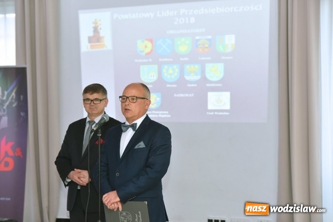 Zdjęcie w galerii na portalu naszwodzislaw.com: Statuetki Powiatowy Lider Przedsiębiorczości 2018 wręczone [FOTO] wiadomości z regionu