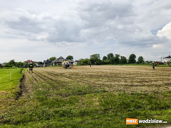 Zdjęcie w galerii na portalu naszwodzislaw.com: Pięć osób poszkodowanych w pożarze w Łańcach. Użyli biopaliwa podczas grilla [FOTO i WIDEO]  wiadomości z regionu