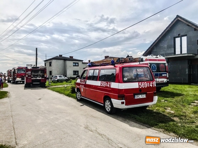 Zdjęcie w galerii na portalu naszwodzislaw.com: Pięć osób poszkodowanych w pożarze w Łańcach. Użyli biopaliwa podczas grilla [FOTO i WIDEO]  wiadomości z regionu