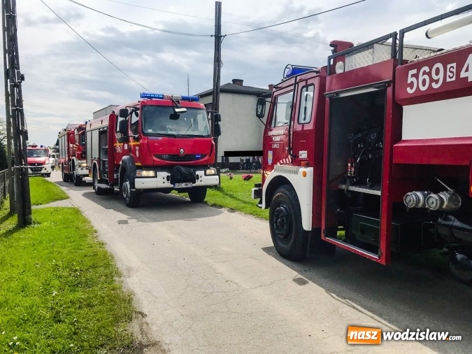 Zdjęcie w galerii na portalu naszwodzislaw.com: Pięć osób poszkodowanych w pożarze w Łańcach. Użyli biopaliwa podczas grilla [FOTO i WIDEO]  wiadomości z regionu