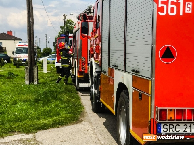 Zdjęcie w galerii na portalu naszwodzislaw.com: Pięć osób poszkodowanych w pożarze w Łańcach. Użyli biopaliwa podczas grilla [FOTO i WIDEO]  wiadomości z regionu