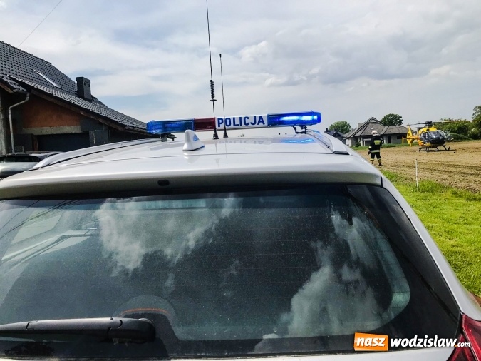 Zdjęcie w galerii na portalu naszwodzislaw.com: Pięć osób poszkodowanych w pożarze w Łańcach. Użyli biopaliwa podczas grilla [FOTO i WIDEO]  wiadomości z regionu