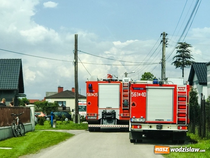 Zdjęcie w galerii na portalu naszwodzislaw.com: Pięć osób poszkodowanych w pożarze w Łańcach. Użyli biopaliwa podczas grilla [FOTO i WIDEO]  wiadomości z regionu