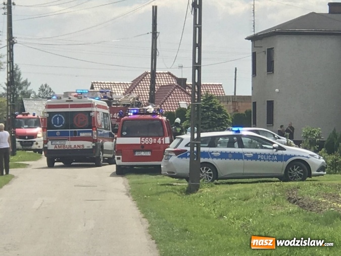 Zdjęcie w galerii na portalu naszwodzislaw.com: Pięć osób poszkodowanych w pożarze w Łańcach. Użyli biopaliwa podczas grilla [FOTO i WIDEO]  wiadomości z regionu