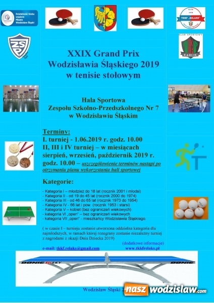 Zdjęcie w galerii na portalu naszwodzislaw.com: TKKF Relaks zaprasza na cykl turniejów tenisa stołowego wiadomości z regionu
