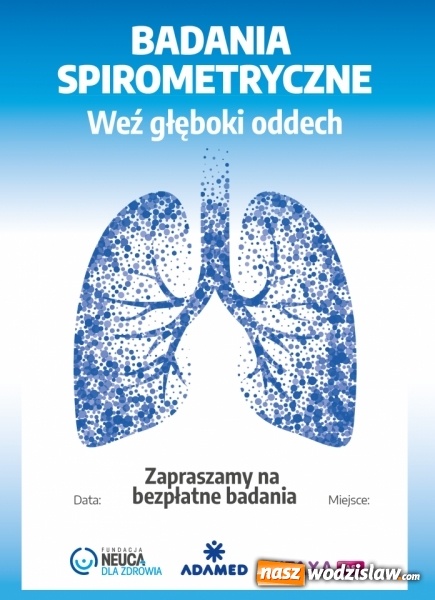 Zdjęcie w galerii na portalu naszwodzislaw.com: Ruszyła ogólnopolska akcja badań spirometrycznych Weź głęboki oddech wiadomości z regionu