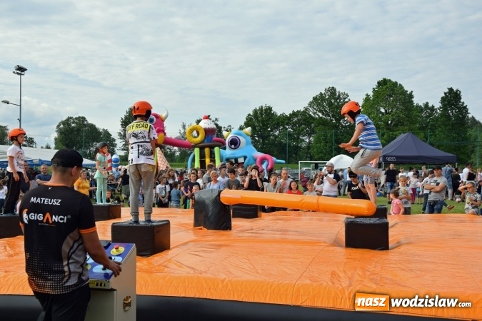 Zdjęcie w galerii na portalu naszwodzislaw.com: Udany Dzień Dziecka z GOKiR Mszana i mega dmuchańcami [FOTO] wiadomości z regionu