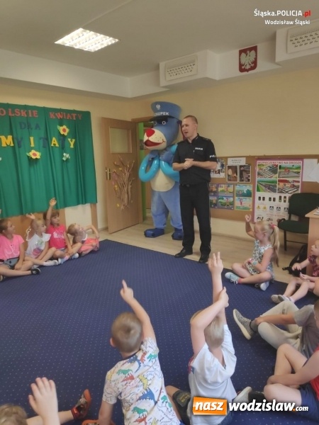 Zdjęcie w galerii na portalu naszwodzislaw.com: Z profilaktykiem o bezpieczeństwie nad wodą wiadomości z regionu