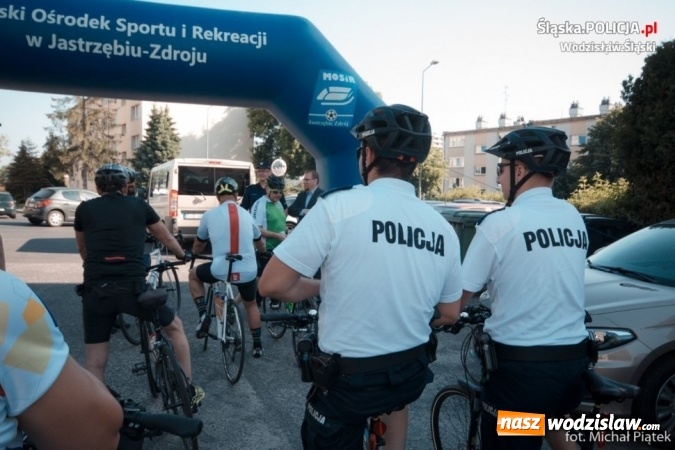 Zdjęcie w galerii na portalu naszwodzislaw.com: Sto kilometrów na stulecie Polskiej Policji wiadomości z regionu