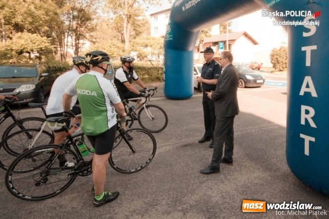 Zdjęcie w galerii na portalu naszwodzislaw.com: Sto kilometrów na stulecie Polskiej Policji wiadomości z regionu