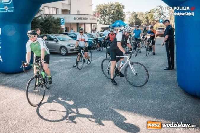 Zdjęcie w galerii na portalu naszwodzislaw.com: Sto kilometrów na stulecie Polskiej Policji wiadomości z regionu