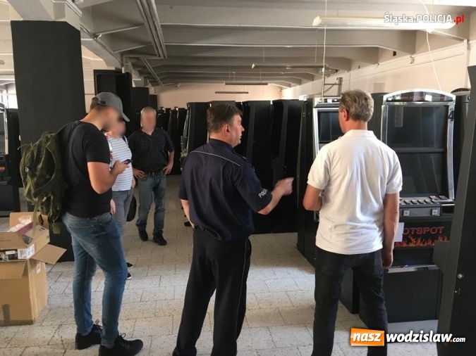 Zdjęcie w galerii na portalu naszwodzislaw.com: Śląska policja uderza w jaskinie hazardu  wiadomości z regionu