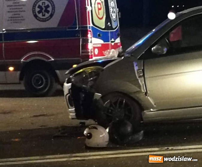 Zdjęcie w galerii na portalu naszwodzislaw.com: Zlekceważył znak! Groźny wypadek w Połomi  wiadomości z regionu