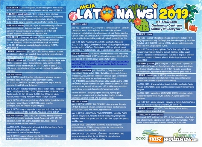 Zdjęcie w galerii na portalu naszwodzislaw.com: Lato na wsi 2019. Skorzystaj z oferty GCK w Gorzycach wiadomości z regionu