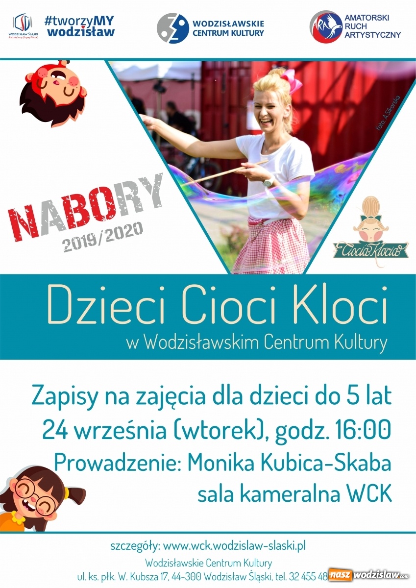 Zdjęcie w galerii na portalu naszwodzislaw.com: Dzieci Cioci Kloci. Nowe zajęcia dla najmłodszych w WCK wiadomości z regionu