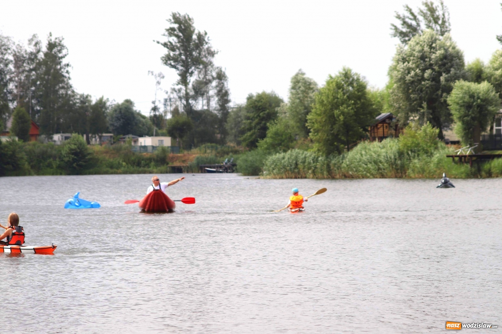 Zdjęcie w galerii na portalu naszwodzislaw.com: W Olzie szukali Nemo. Kajakowe zawody dla dzieci za nami wiadomości z regionu