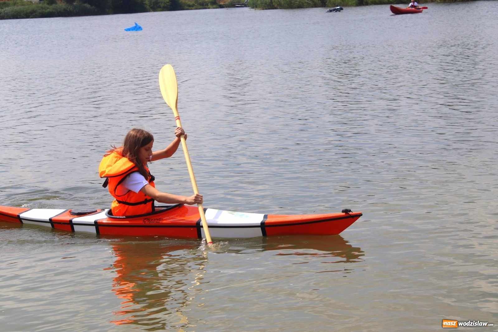 Zdjęcie w galerii na portalu naszwodzislaw.com: W Olzie szukali Nemo. Kajakowe zawody dla dzieci za nami wiadomości z regionu