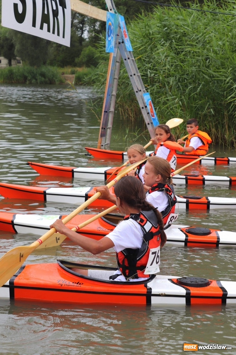 Zdjęcie w galerii na portalu naszwodzislaw.com: W Olzie szukali Nemo. Kajakowe zawody dla dzieci za nami wiadomości z regionu