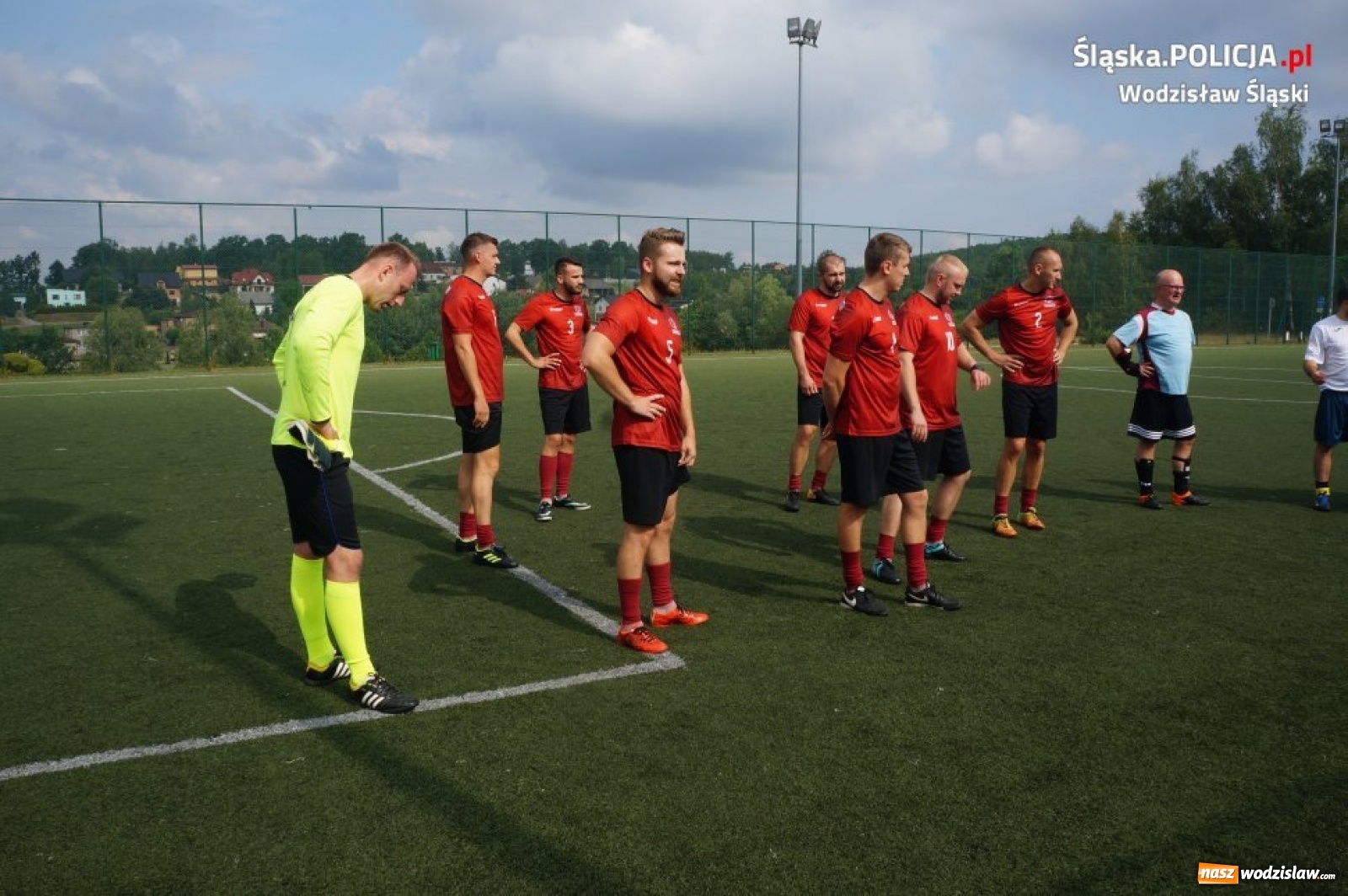 Zdjęcie w galerii na portalu naszwodzislaw.com: Turniej piłkarski na stulecie policji [FOTO] wiadomości z regionu