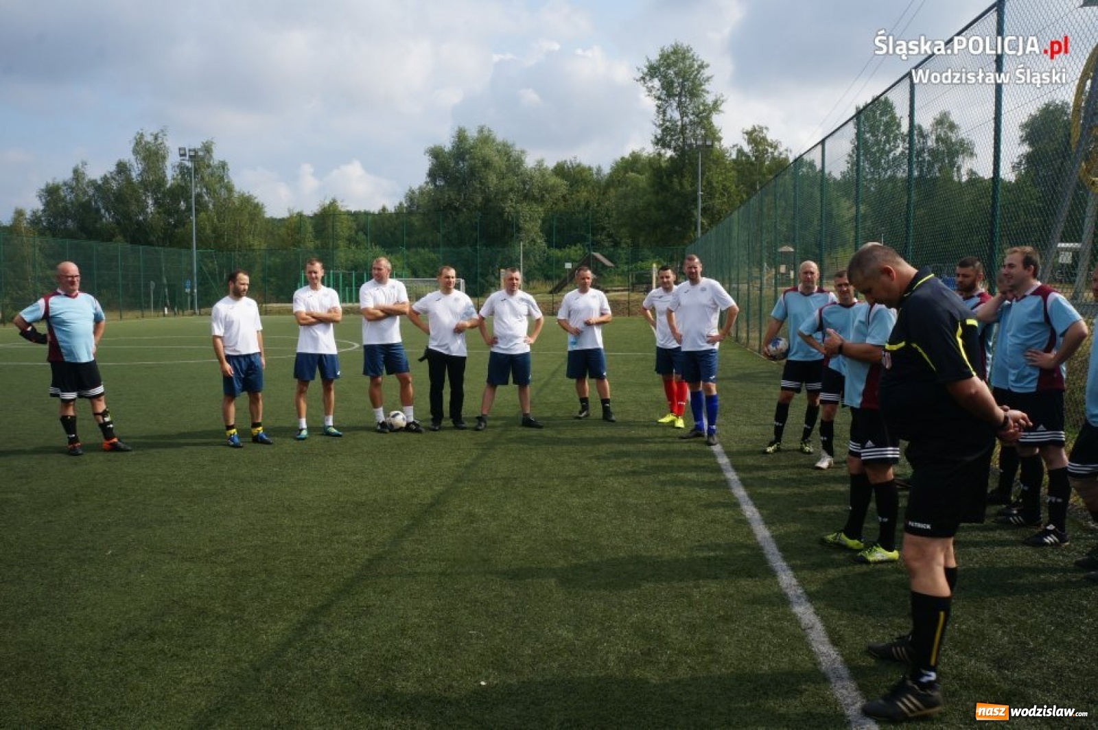Zdjęcie w galerii na portalu naszwodzislaw.com: Turniej piłkarski na stulecie policji [FOTO] wiadomości z regionu