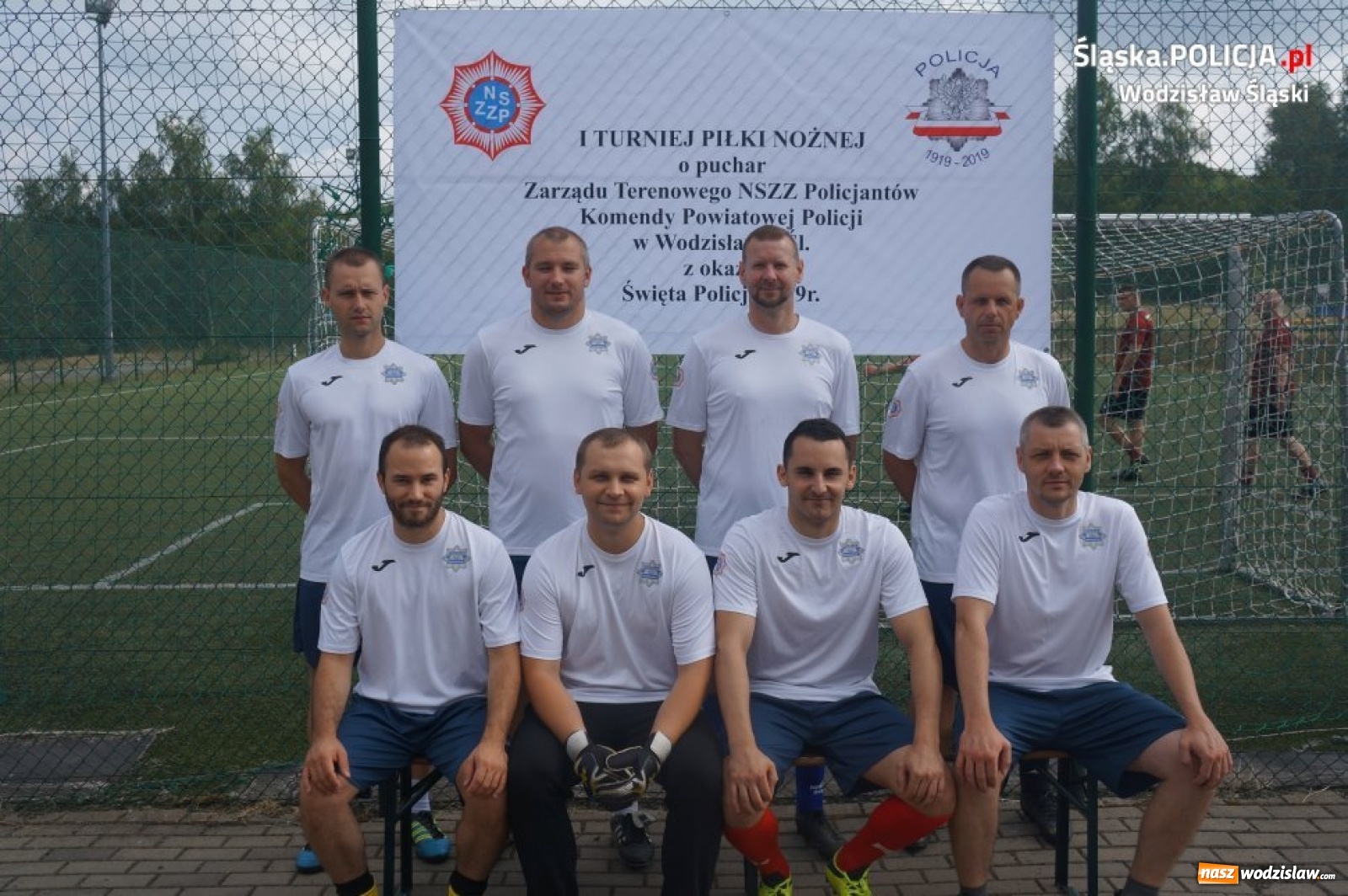Zdjęcie w galerii na portalu naszwodzislaw.com: Turniej piłkarski na stulecie policji [FOTO] wiadomości z regionu
