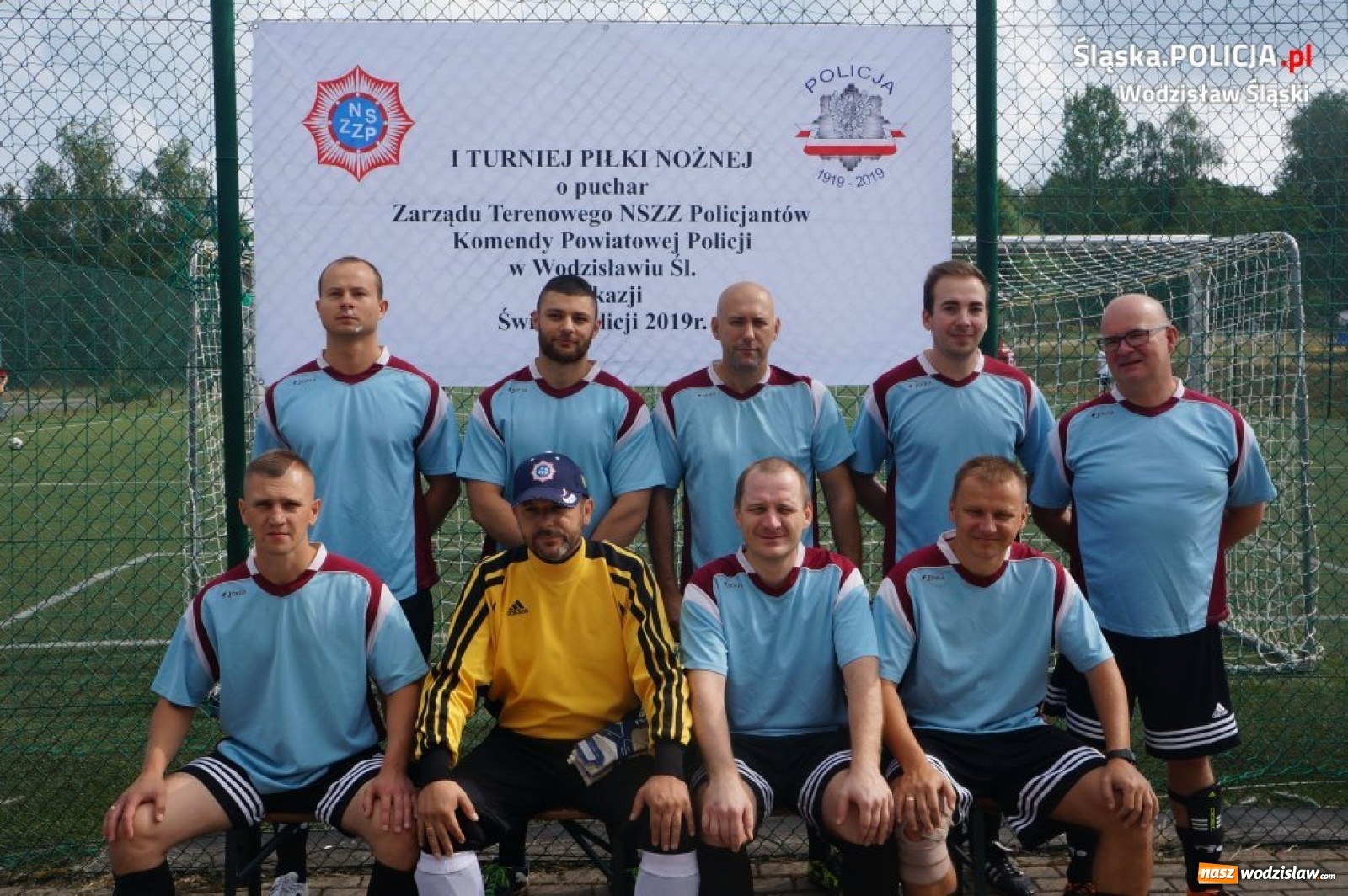 Zdjęcie w galerii na portalu naszwodzislaw.com: Turniej piłkarski na stulecie policji [FOTO] wiadomości z regionu