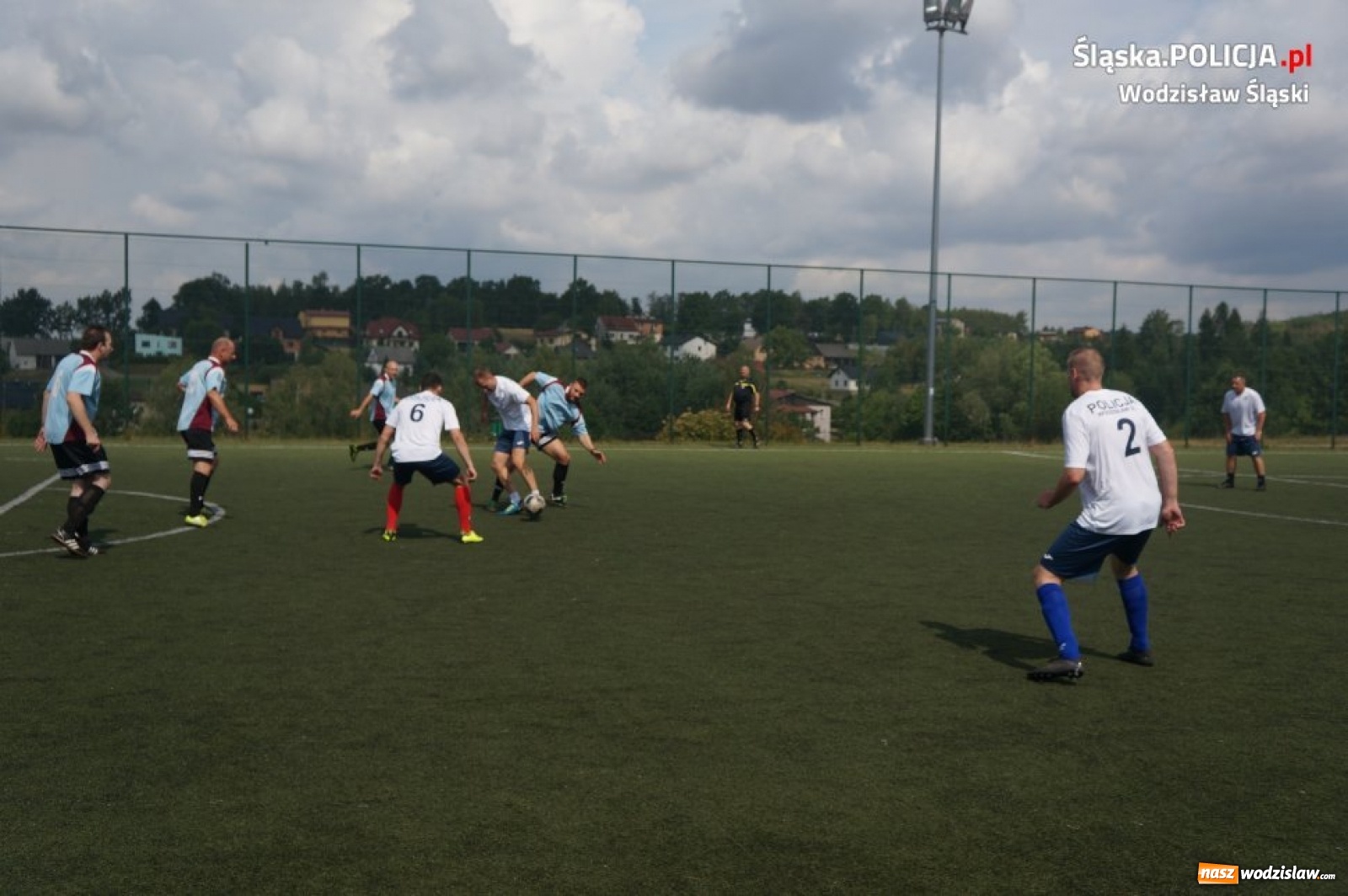 Zdjęcie w galerii na portalu naszwodzislaw.com: Turniej piłkarski na stulecie policji [FOTO] wiadomości z regionu
