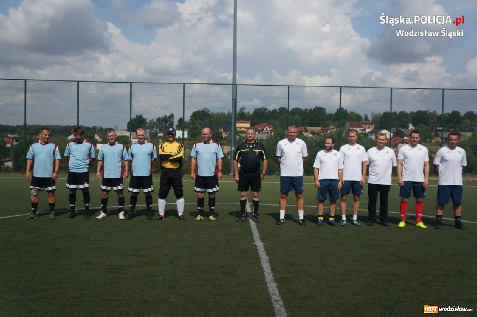 Zdjęcie w galerii na portalu naszwodzislaw.com: Turniej piłkarski na stulecie policji [FOTO] wiadomości z regionu