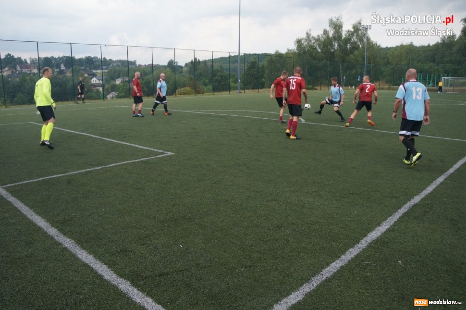 Zdjęcie w galerii na portalu naszwodzislaw.com: Turniej piłkarski na stulecie policji [FOTO] wiadomości z regionu