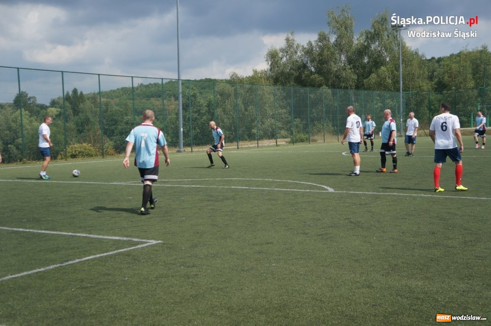 Zdjęcie w galerii na portalu naszwodzislaw.com: Turniej piłkarski na stulecie policji [FOTO] wiadomości z regionu