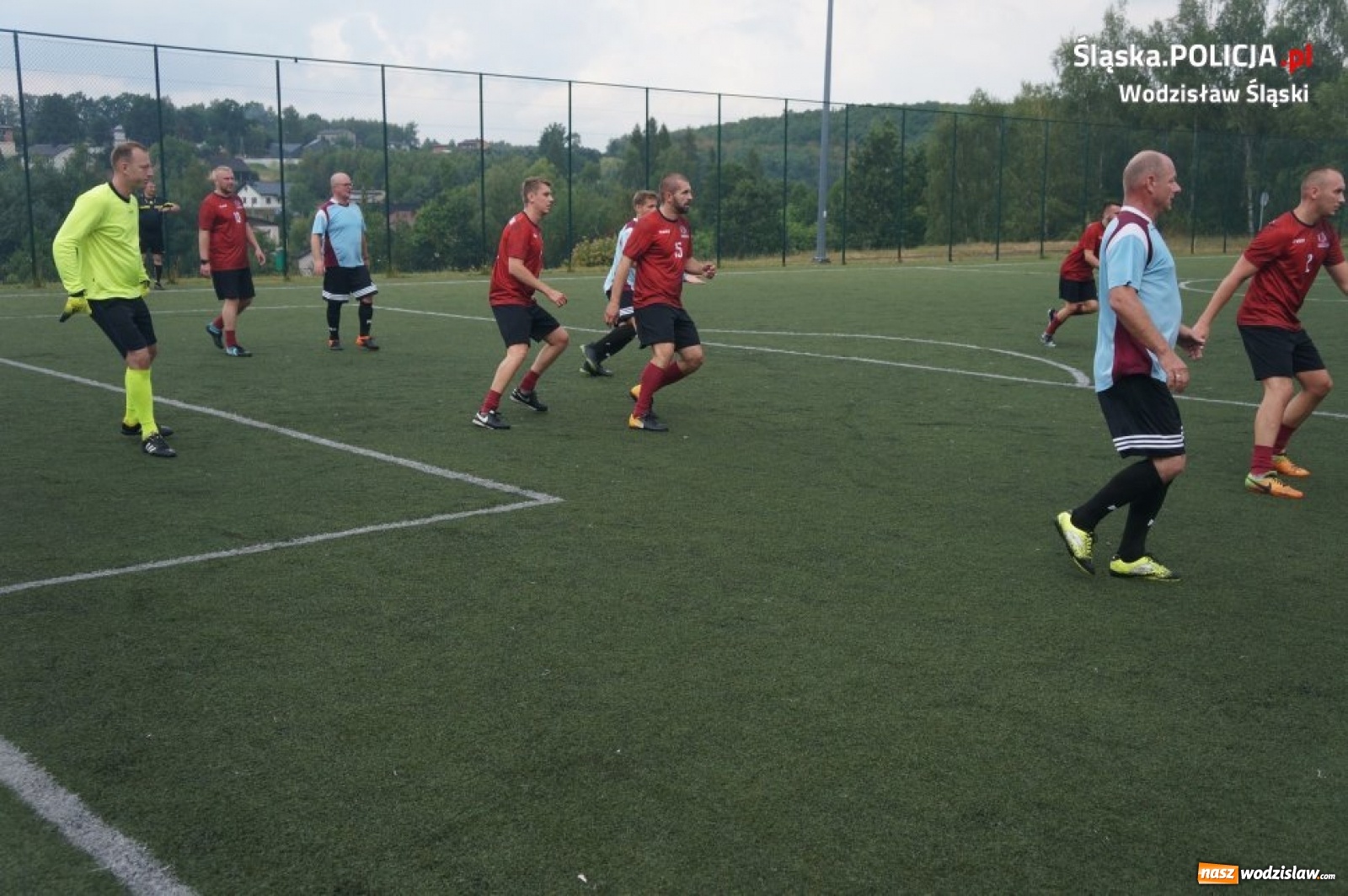 Zdjęcie w galerii na portalu naszwodzislaw.com: Turniej piłkarski na stulecie policji [FOTO] wiadomości z regionu
