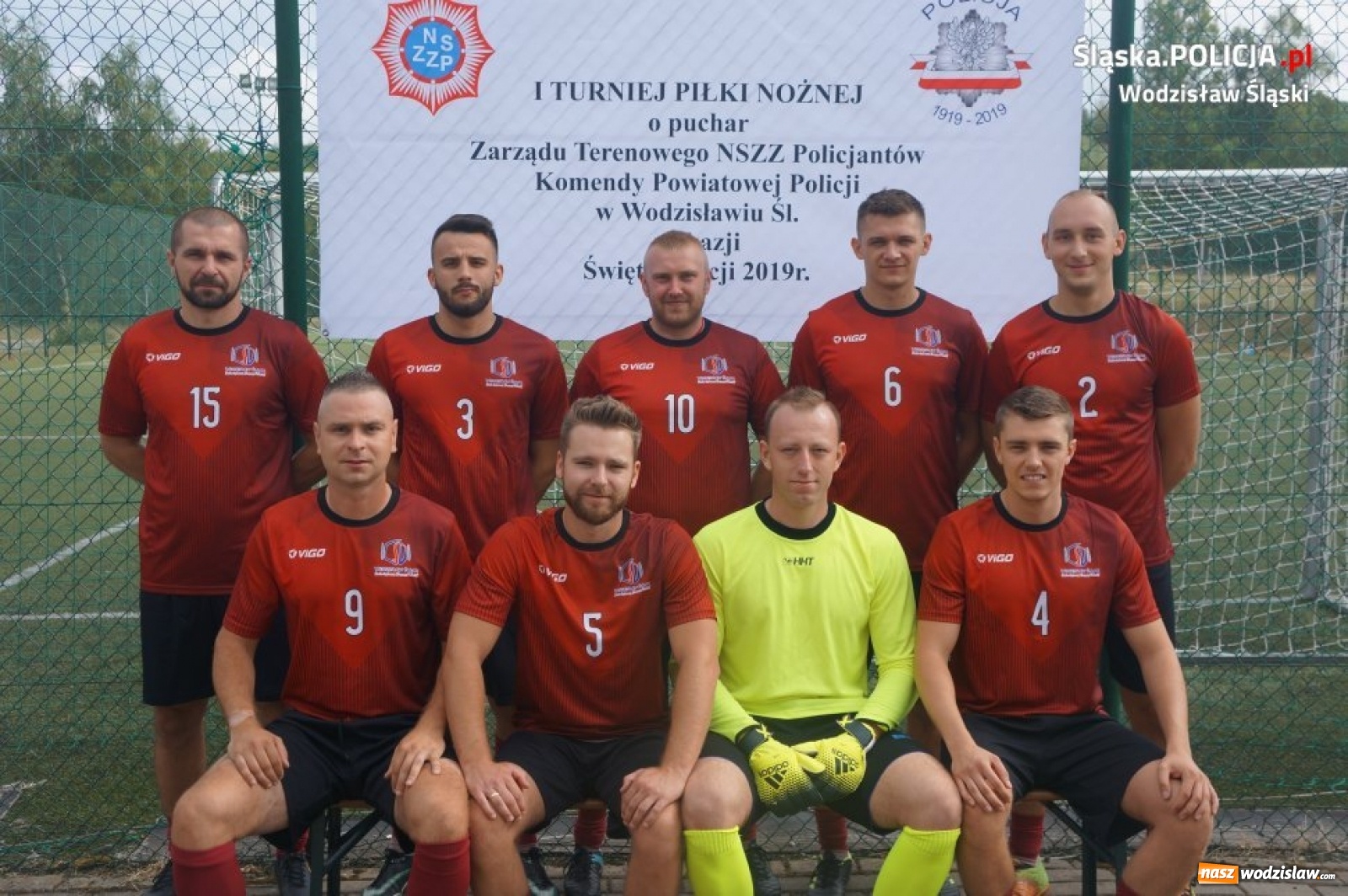 Zdjęcie w galerii na portalu naszwodzislaw.com: Turniej piłkarski na stulecie policji [FOTO] wiadomości z regionu