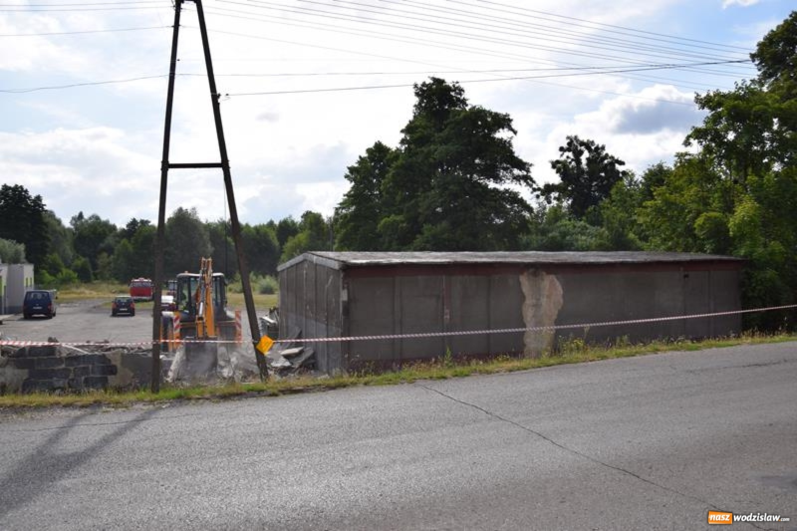 Zdjęcie w galerii na portalu naszwodzislaw.com: Przy Tuskera w Mszanie przygotowują teren pod inwestycję [FOTO] wiadomości z regionu