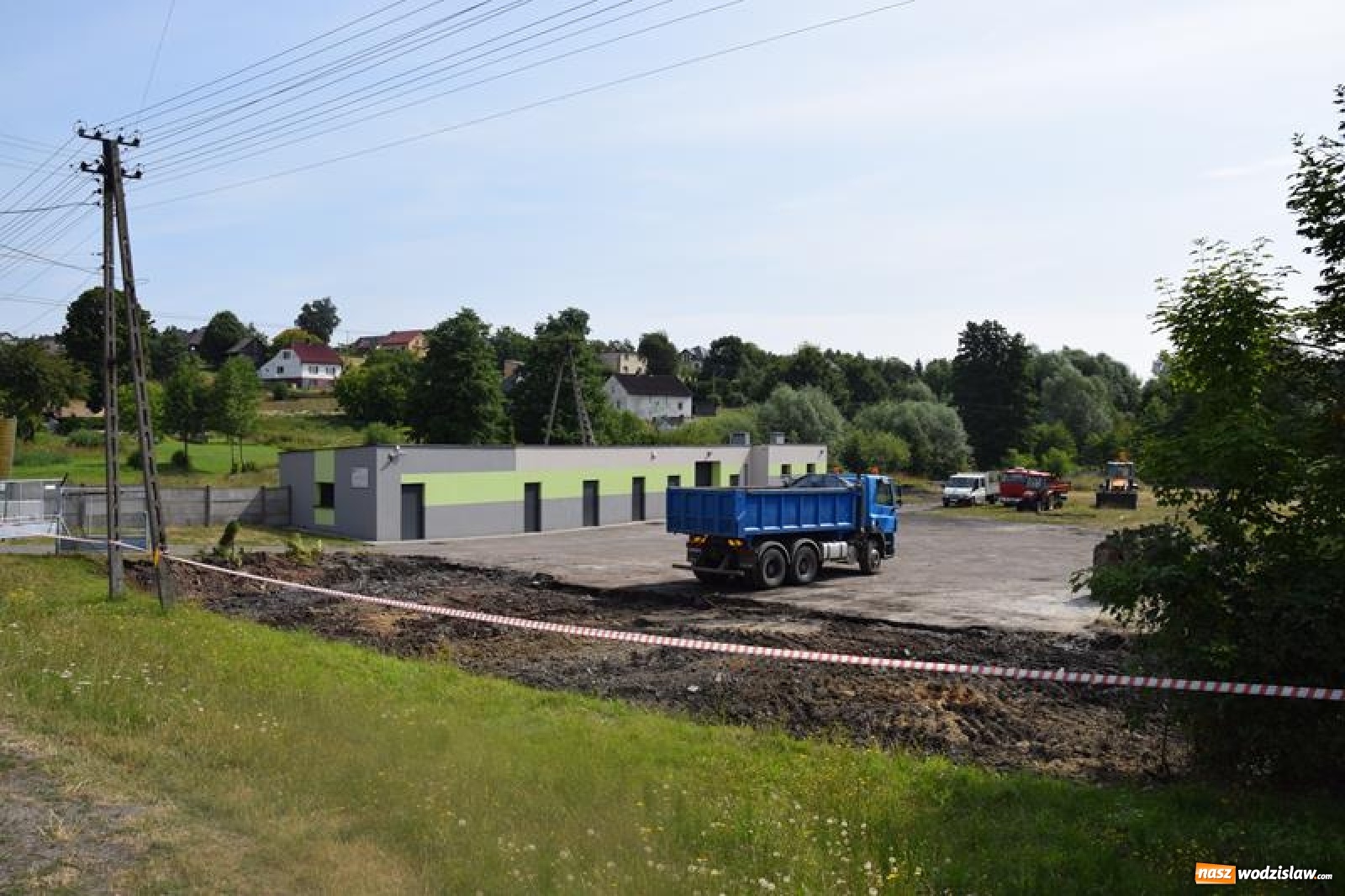 Zdjęcie w galerii na portalu naszwodzislaw.com: Przy Tuskera w Mszanie przygotowują teren pod inwestycję [FOTO] wiadomości z regionu