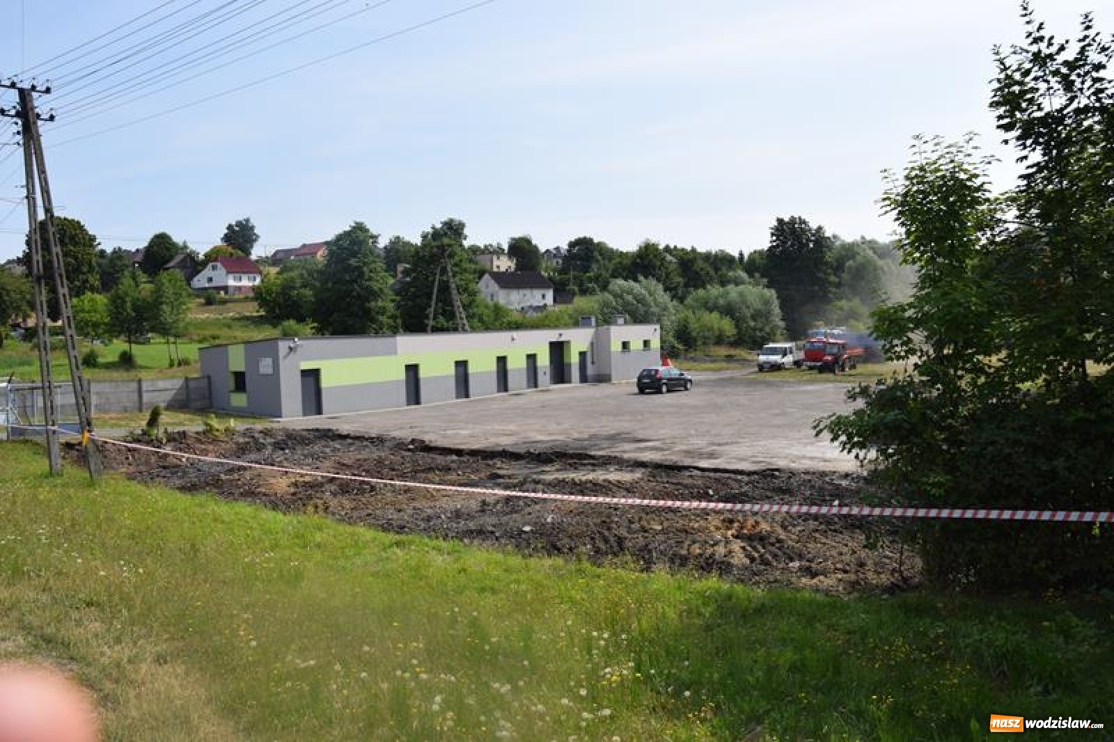 Zdjęcie w galerii na portalu naszwodzislaw.com: Przy Tuskera w Mszanie przygotowują teren pod inwestycję [FOTO] wiadomości z regionu