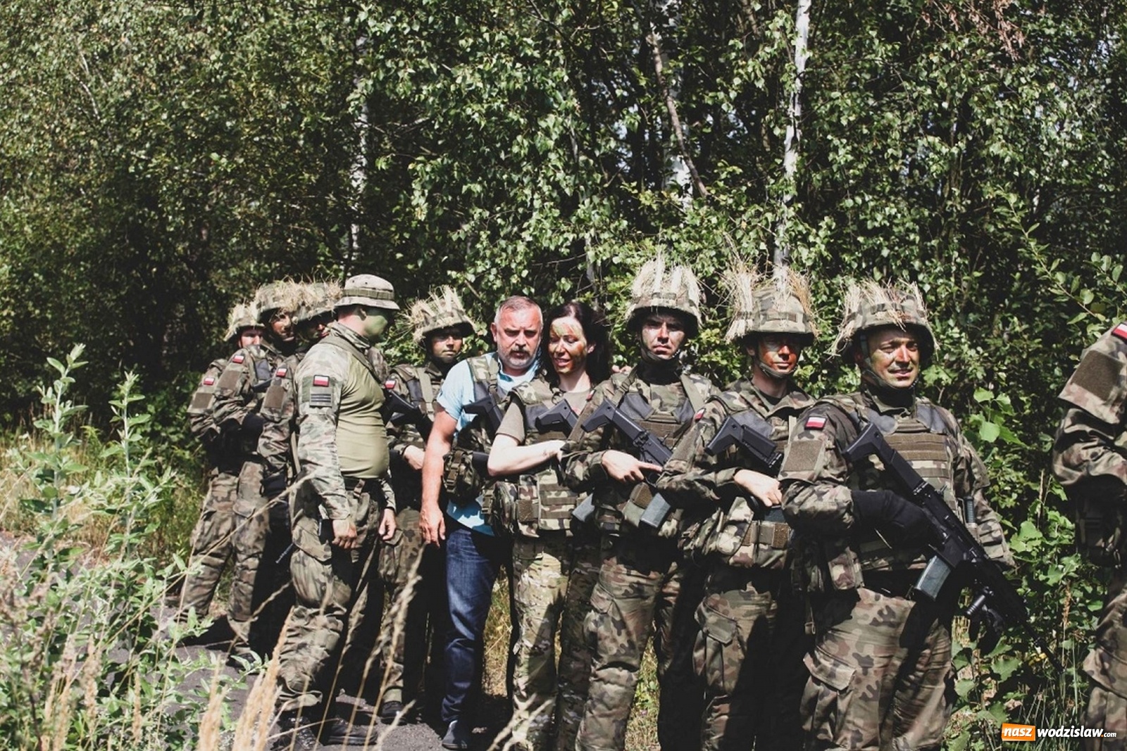 Zdjęcie w galerii na portalu naszwodzislaw.com: Podczas wichury zaginęli drwale... Szkolenie śląskich terytorialsów [FOTO]  wiadomości z regionu