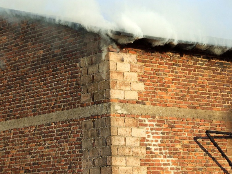 Zdjęcie w galerii na portalu naszwodzislaw.com: Pożar stodoły w Radlinie (foto) wiadomości z regionu