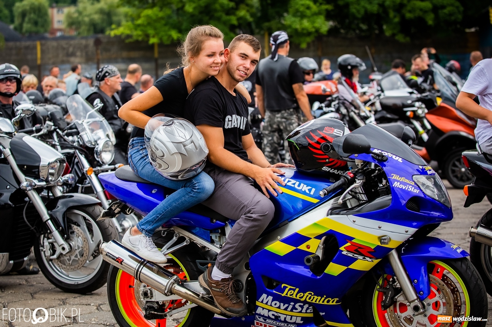 Zdjęcie w galerii na portalu naszwodzislaw.com: Lśniące maszyny na Zlocie Motocyklowym Hanysy 2019 [FOTO i WIDEO] wiadomości z regionu