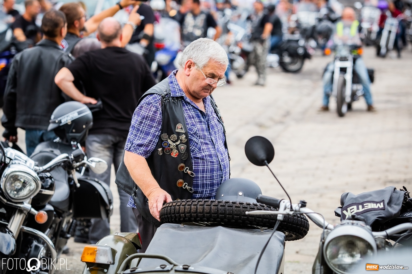 Zdjęcie w galerii na portalu naszwodzislaw.com: Lśniące maszyny na Zlocie Motocyklowym Hanysy 2019 [FOTO i WIDEO] wiadomości z regionu