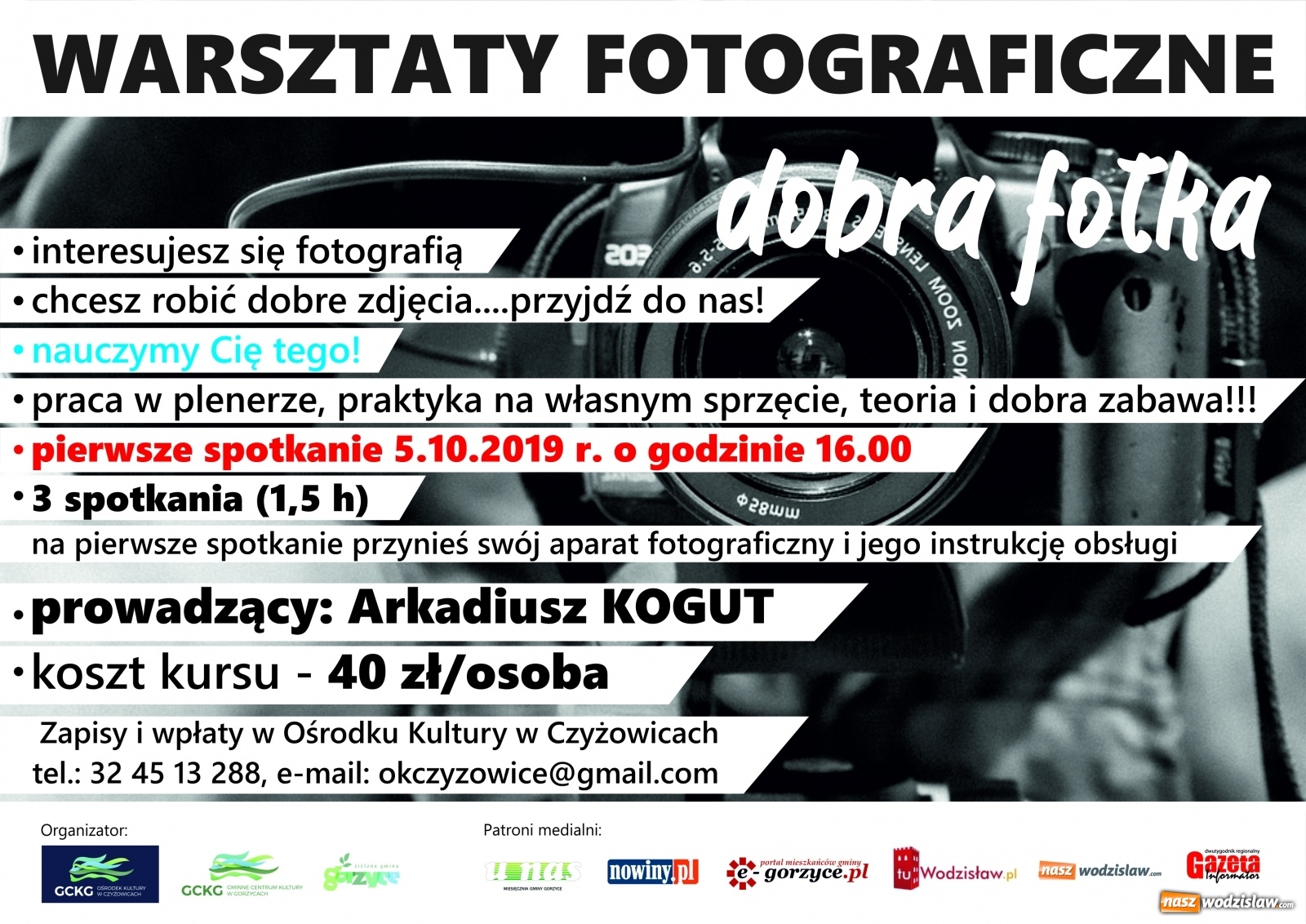 Zdjęcie w galerii na portalu naszwodzislaw.com: I Ty możesz zostać fotografem wiadomości z regionu