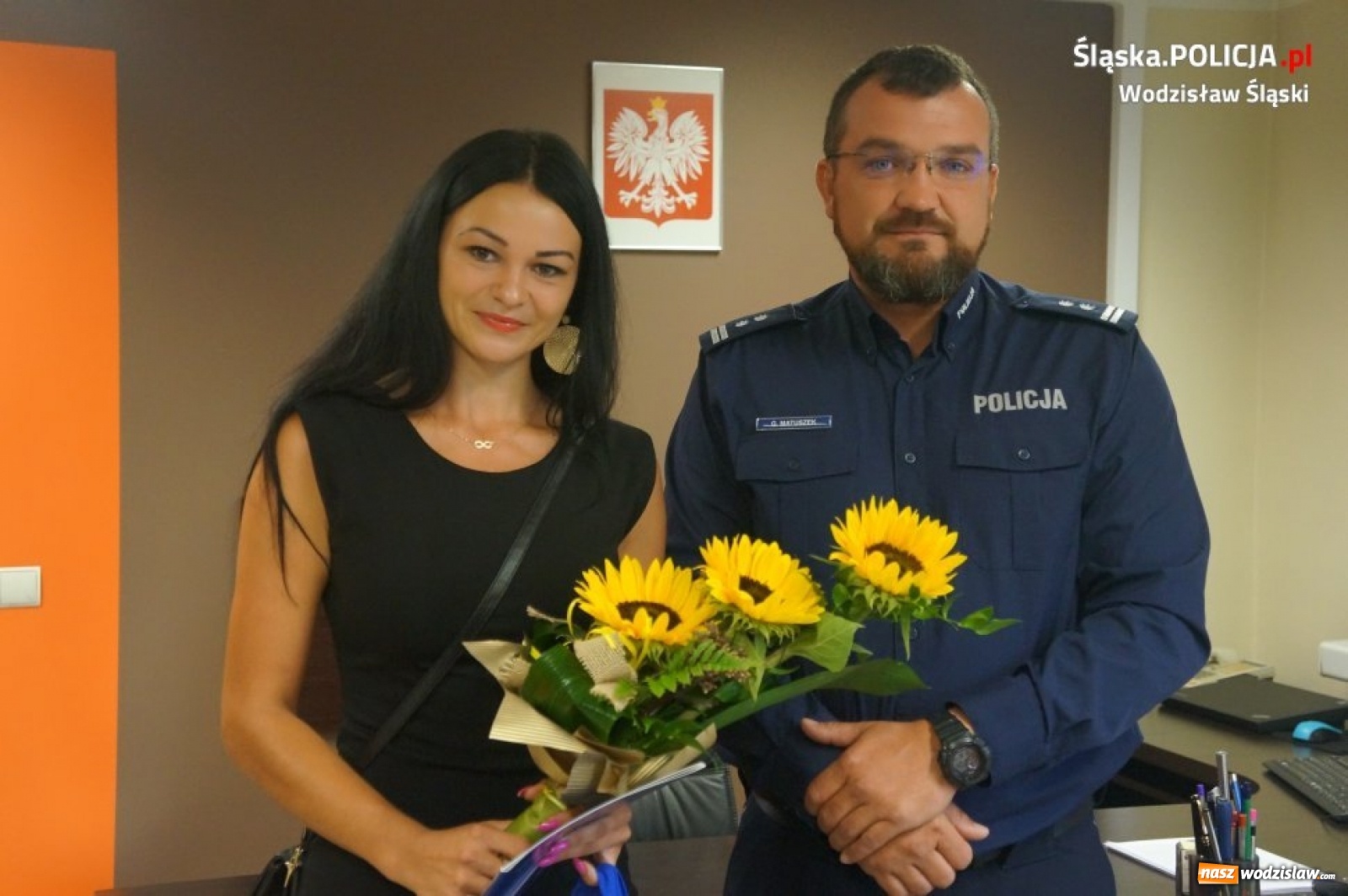 Zdjęcie w galerii na portalu naszwodzislaw.com: Mieszkanka Świerklan otrzymała podziękowania za wzorową postawę obywatelską wiadomości z regionu