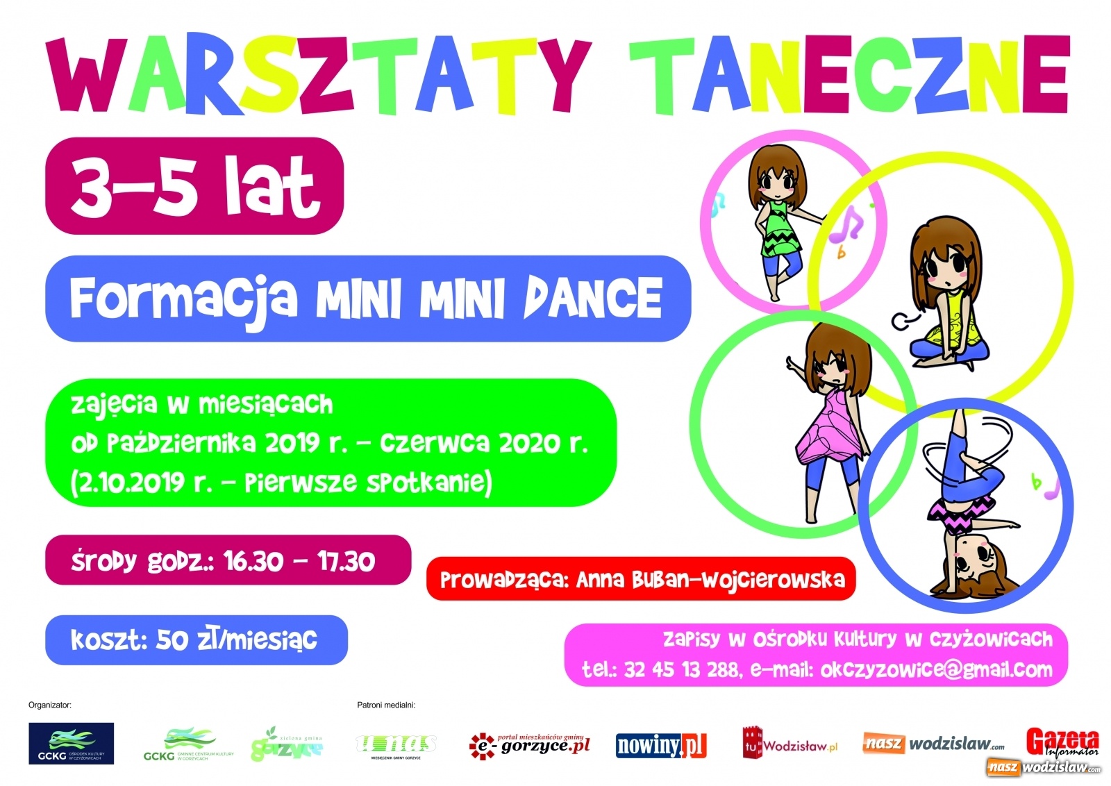 Zdjęcie w galerii na portalu naszwodzislaw.com: Warsztaty taneczne dla dzieci i dorosłych od 2 października wiadomości z regionu