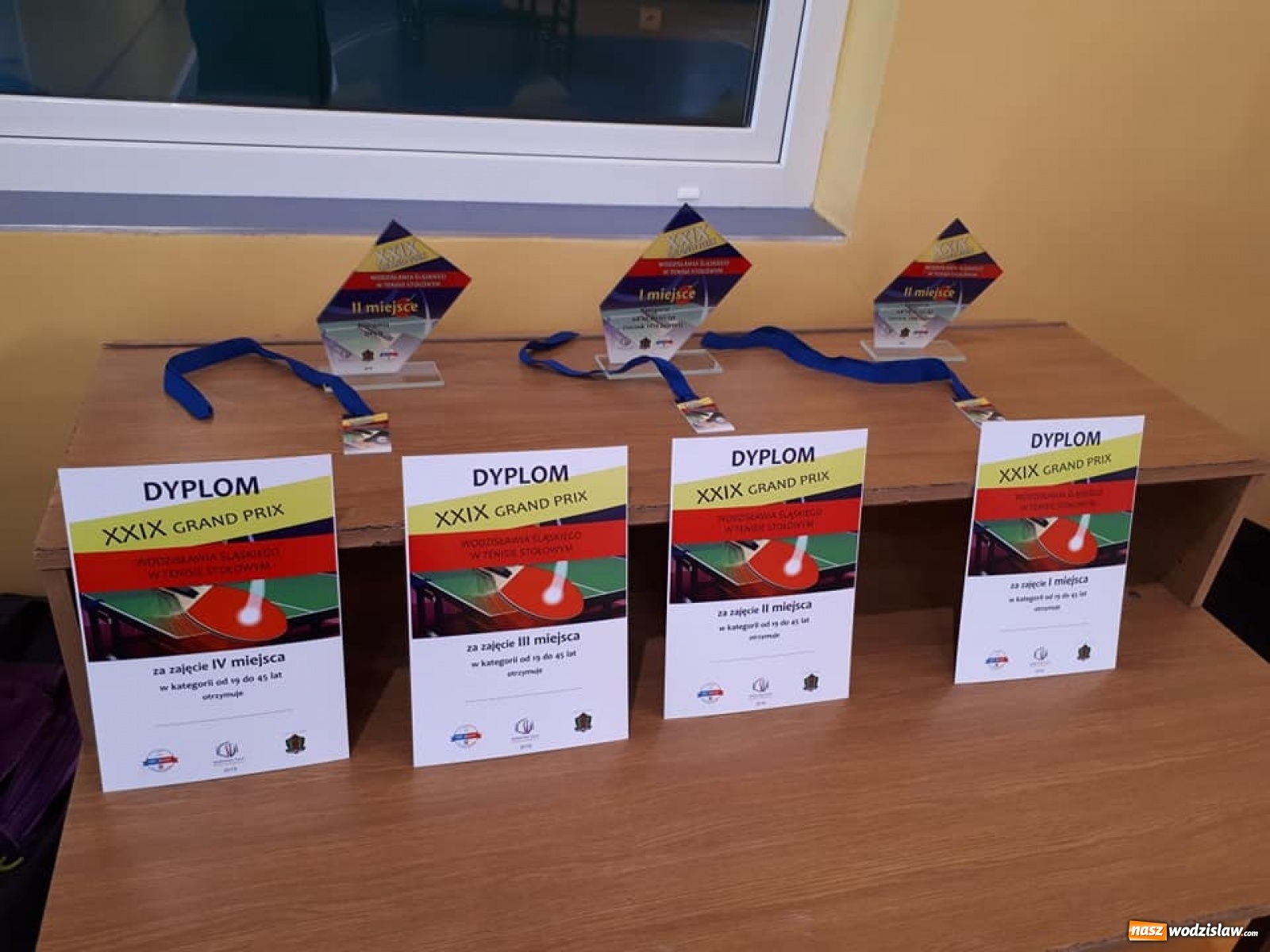 Zdjęcie w galerii na portalu naszwodzislaw.com: Rozegrano drugi turniej XXIX cyklu Grand Prix Wodzisławia Śląskiego w tenisie stołowym wiadomości z regionu