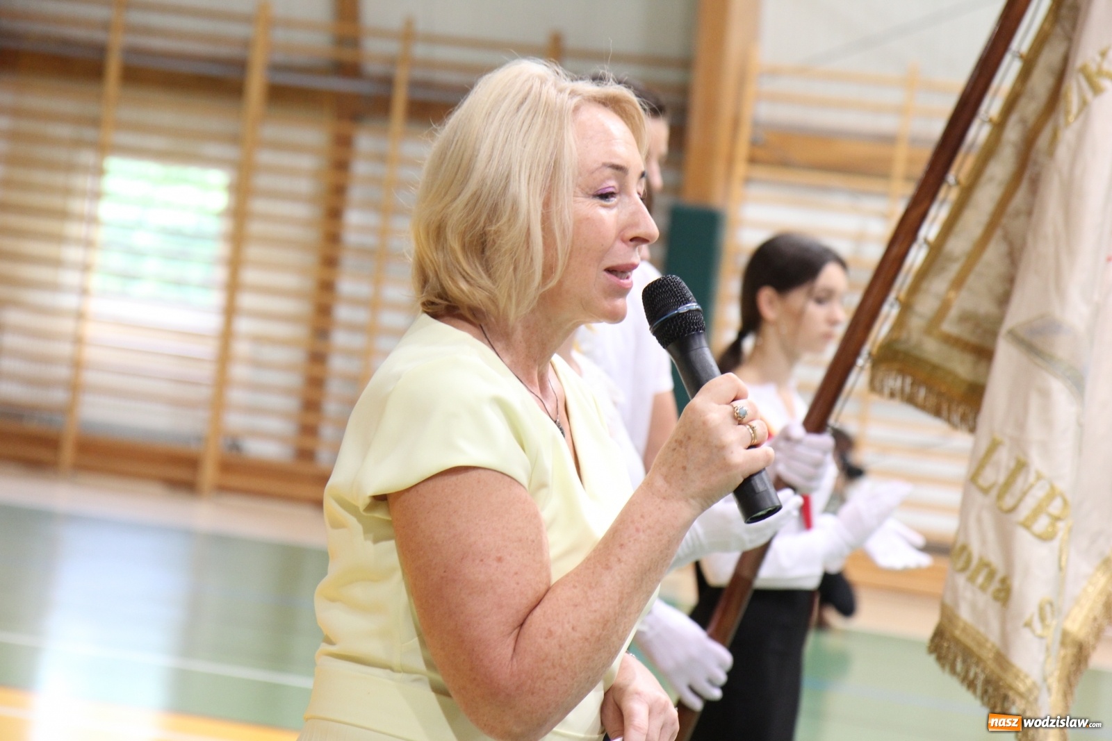 Zdjęcie w galerii na portalu naszwodzislaw.com: Uroczyste rozpoczęcie roku szkolnego w Szkole Podstawowej w Lubomi wiadomości z regionu