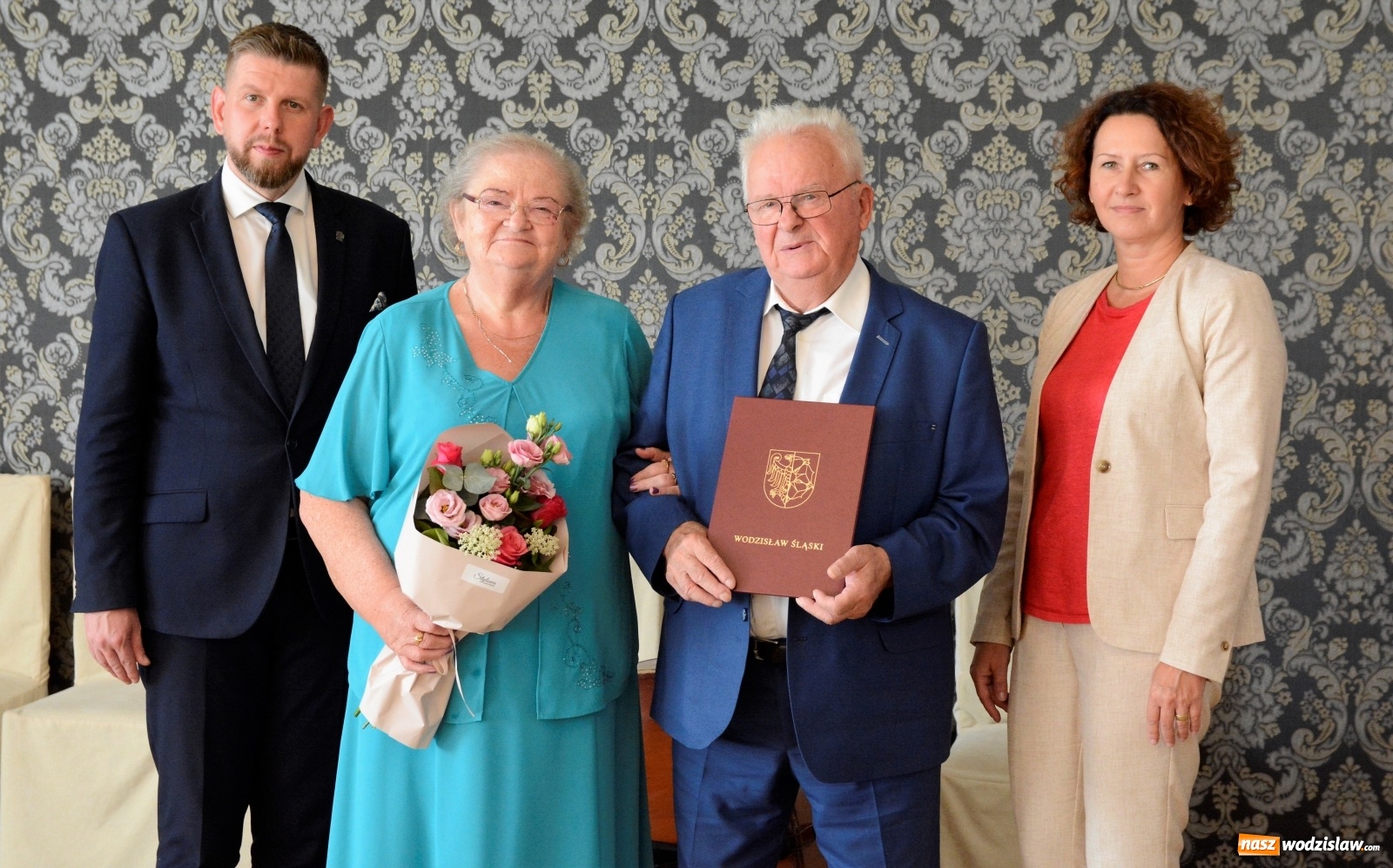 Zdjęcie w galerii na portalu naszwodzislaw.com: Wspólne życie budują od lat. Złote gody w Wodzisławiu Śląskim wiadomości z regionu